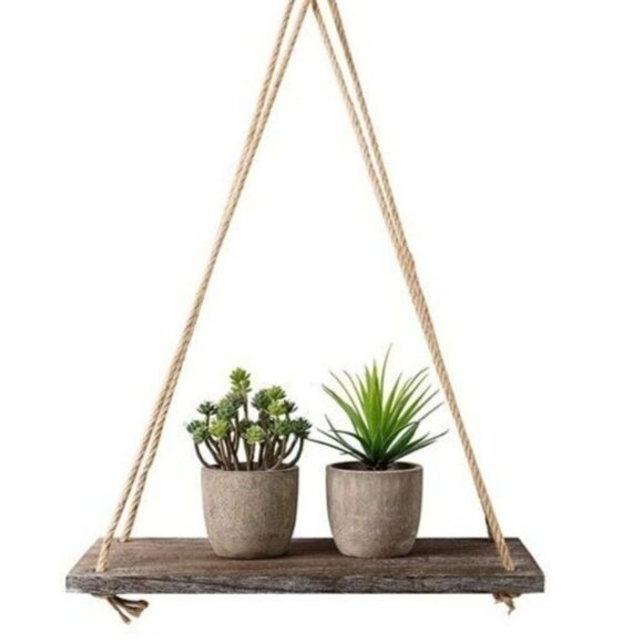 Rustic Shelf 13.75" long Wood Display Wall Decor - Picture 1 of 6
